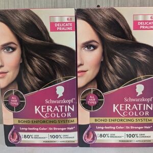 Keratin Color Hair Dye - Delicate Praline